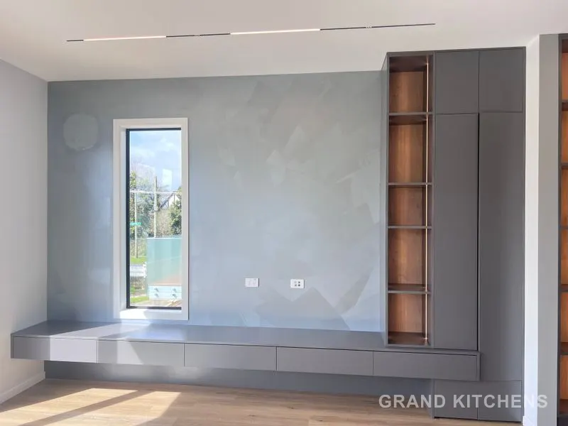 Grand Kitchens tv wall project